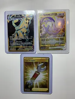 Pokemon Ice Rider Calyrex VMAX, Mewtwo VSTAR, Tool Scrapper Card Lot (3) - Image 1