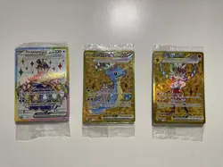 Pokemon TCG Terapagos UPC Promo Cards, Cinderace, Lapras & Terapagos SEALED MINT - Image 1