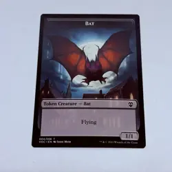 Magic The Gathering Bat/Spirit 004 Token - Midnight Hubt MTG Trading Card Tc7 - Image 1