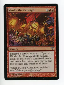 Kindle the Carnage FOIL Dissension MTG Magic the Gathering - Image 1