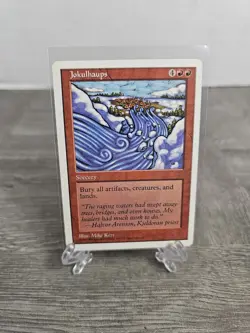 Magic: The Gathering Jokulhaups Sorcery 5th Edition Red Rare Regular 1997 Engli… - Image 1
