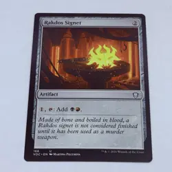 Rakdos Signet 166 Magic The Gathering Trading Card MTG Tc7 - Image 1