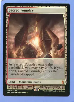 MTG: Complete Set of Shock Lands (10 Dual Lands) - Zendikar Expeditions FOIL - Image 2