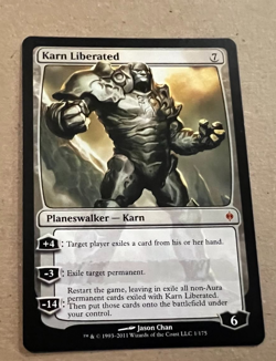 Karn Liberated - New Phyrexia - MTG - Magic the Gathering - Image 2