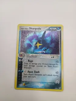 Pokemon TCG 2004 Team Aqua's Sharpedo 5/95 Reverse Holo MP - Image 1
