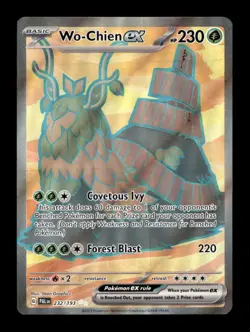 WO-CHIEN EX 232/193 ULTRA RARE PALDEA EVOLVED POKEMON HOLO NM/M - Image 1
