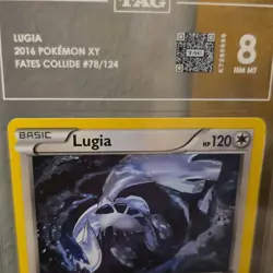 The Pokemon Company Lugia 78/124 Fates Collide Rare Regular TAG 8 English - Image 3