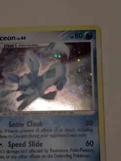 Pokemon Glaceon 5/100 Holo Rare Majestic Dawn Moderately Played - Image 4
