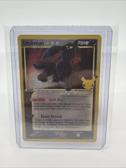 Pokemon TCG Umbreon Gold Star 17/17 Celebrations Classic Collection Holo NM - Image 1