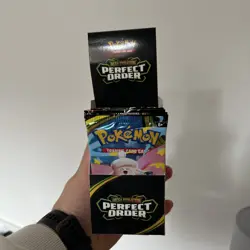 Pokemon TCG Mega Evolution Perfect Order Half Booster Box 12 Not Sealed - Image 1