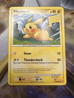 Pokemon TCG Pikachu 120/147 Supreme Victors Regular Common 2009 English NM - Image 1