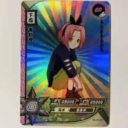 Young Sakura Haruno Naruto Kayou Card NR-SR-075 Super Rare Holo Tc3 - Image 1
