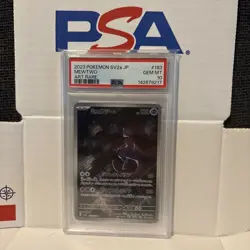 2023 POKEMON JPN SV2A-POKEMON 151 ART RARE #183 MEWTWO PSA 10 - Image 1