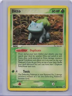 Ditto 36/113 Uncommon Delta Species Pokemon DMG - Image 1