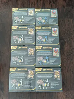 Pokemon TCG Mega Evolutions Lucario and Gardevoir Lot of 8 ETBs - Image 2