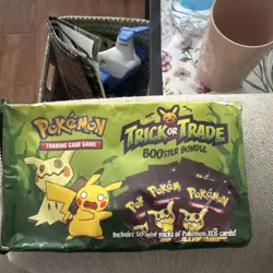Pokemon Trick or Trade Booster Bundle Sealed Box Pikachu Mimikyu TCG - Image 1