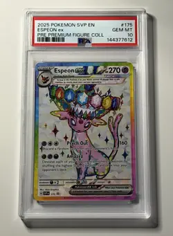 PSA 10 Pokemon TCG Espeon EX #175 Premium Figure Collection Promo - Image 1