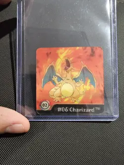 Charmander Charmeleon Charizard 02 Artbox Action Flipz Series 1 Pokemon 1999 MP - Image 1