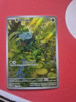 Bulbasaur 166/165 Scarlet & Violet 151 English Pokemon NM Condition - Image 1