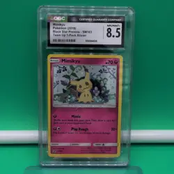Pokemon Mimikyu SM163 Black Star Promo Holo CGC 8.5 2019 PSA BGS TAG - Image 1