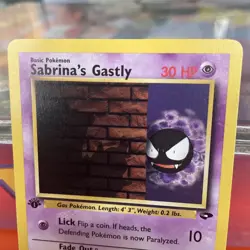 Pokemon TCG Sabrina's Gastly 96/132 1st Edition Gym Challenge Common WOTC - Image 4