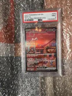 Pokemon TCG Mew EX SVP 053 - 151 Ultra Premium Collection Promo - PSA 9 - Image 3