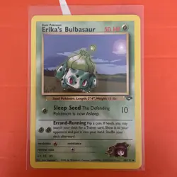 Pokemon TCG Erika’s Bulbasaur 39/132 Gym Challenge Unlimited Uncommon WOTC - Image 1