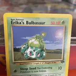 Pokemon TCG Erika’s Bulbasaur 39/132 Gym Challenge Unlimited Uncommon WOTC - Image 4