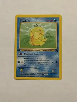 Vintage Pokemon Team Rocket First Edition Lot WOTC Psyduck Slowpoke Ponyta - Image 3