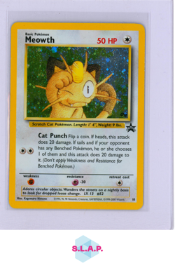 MEOWTH POKEMON 10 1999 BLACK STAR PROMO HOLO ENGLISH - Image 1