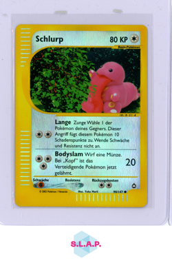 SCHLURP POKEMON 90/147 2002 AQUAPOLIS COMMON GERMAN - Image 1