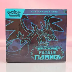 POKEMON - 2025 FATALE FLAMMEN TOPER TRAINER BOX DEUTSCH - Image 1