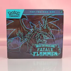 POKEMON - 2025 FATALE FLAMMEN TOPER TRAINER BOX DEUTSCH - Image 1