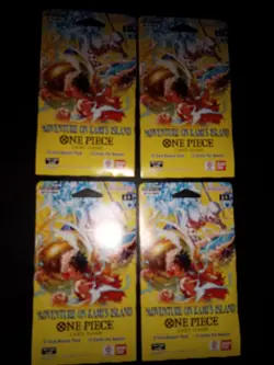 One Piece Adventure On Kami’s Island Op15EB04 English Sleeved Booster Pack Lot 4 - Image 3