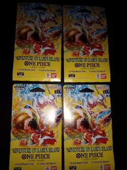 One Piece Adventure On Kami’s Island Op15EB04 English Sleeved Booster Pack Lot 4 - Image 5