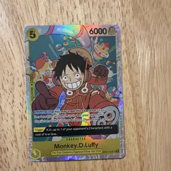 Monkey.D.Luffy OP07-109 500 Years in the Future Character Foil Super Rare - Image 1