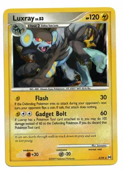 Pokemon Card: Luxray HOLO 5/99 Platinum Arceus Set Rare! - Image 1