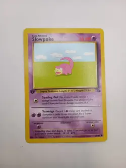 Vintage 1999 Pokemon Cards Lot Fossil First Ed Slowbro Slowpoke - Image 2