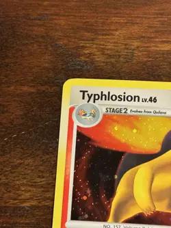 Pokemon Typhlosion TCG Mysterious Treasures Holo Card 16/123 Rare LP - Image 2
