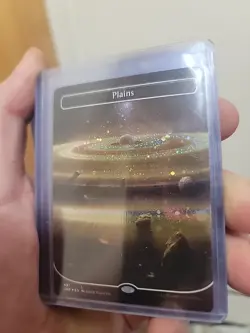 Plains (491) (Borderless) (Galaxy Foil) Unfinity Foil - Image 1