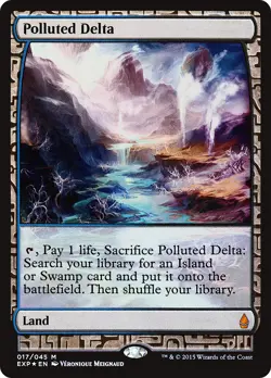 Polluted Delta [Zendikar Expeditions] Foil Near Mint - Image 1