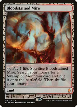 Bloodstained Mire [Zendikar Expeditions] Foil Near Mint - Image 1