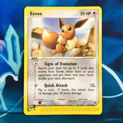 Eevee - 63/100 - e-Series EX Sandstrom - Pokemon Card - LP - Image 1