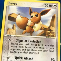 Eevee - 63/100 - e-Series EX Sandstrom - Pokemon Card - LP - Image 2