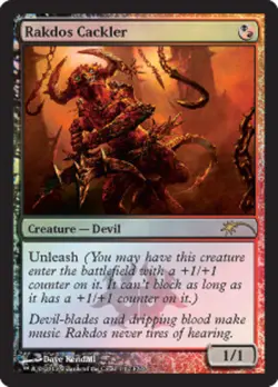 Rakdos Cackler - Foil FNM 2013 LP, English MTG Magic Promos - Image 1