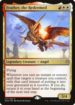 MTG Feather, the Redeemed Stamped ** War of the Spark Promos ** English (NM) - Image 1