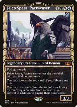 Falco Spara, Pactweaver-Streets Of New Capenna-Showcase-Regular-307-LP - Image 1