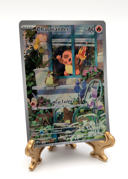 Pokemon TCG 2023 Charmander 044 Black Star Promo Scarlet Violet Obsidian Flames - Image 1