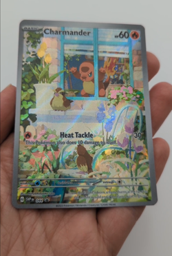 Pokemon TCG 2023 Charmander 044 Black Star Promo Scarlet Violet Obsidian Flames - Image 2