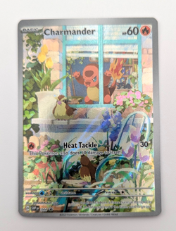 Pokemon TCG 2023 Charmander 044 Black Star Promo Scarlet Violet Obsidian Flames - Image 3
